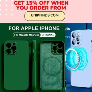 Magnetic Liquid Silicone Case For iPhones